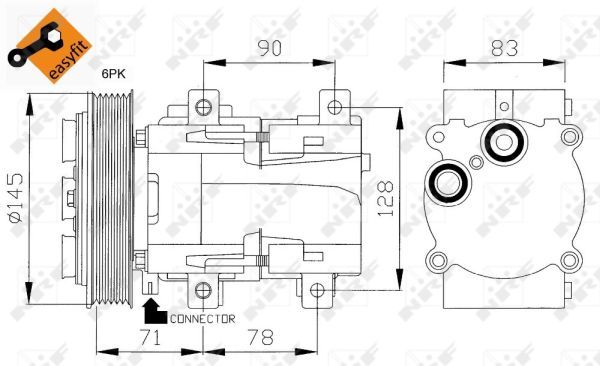 Compressor, air conditioning system