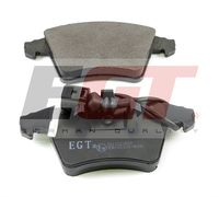 Set of brake linings, disc brake