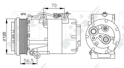 Compressor, air conditioning system