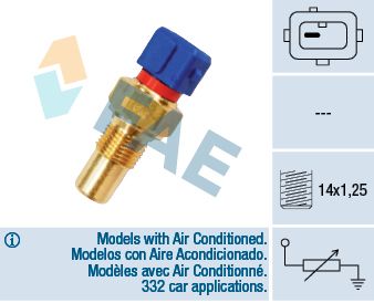 Sensor, coolant temperature