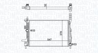 Radiator, engine cooling system