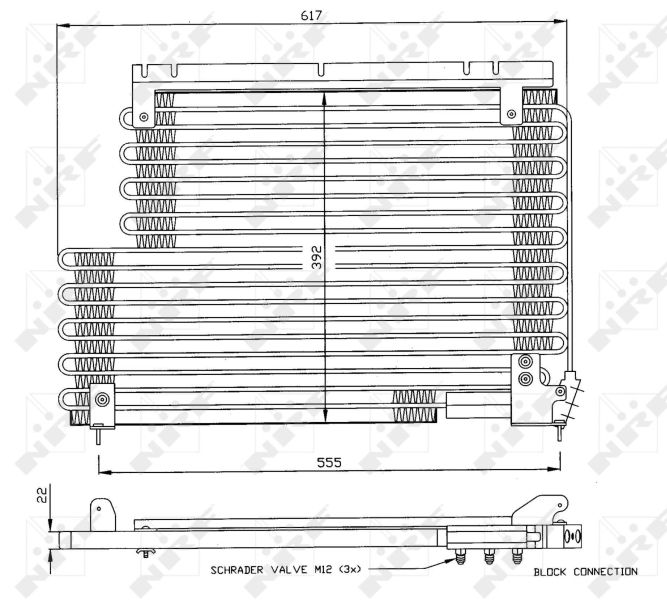 Condenser, air conditioning system