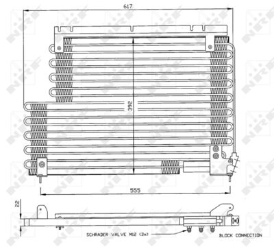 Condenser, air conditioning system