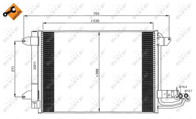 Condenser, air conditioning system