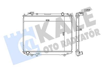 Radiator, engine cooling system