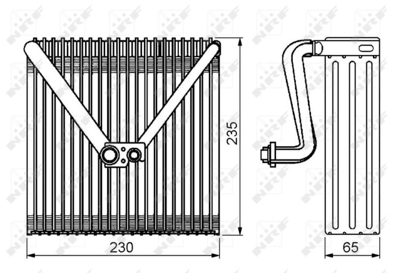 Evaporator, air conditioning system