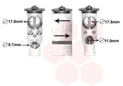 Розширювальний клапан, система кондиціонування повітря