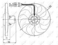 Fan, engine cooling system