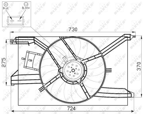 Fan, engine cooling system