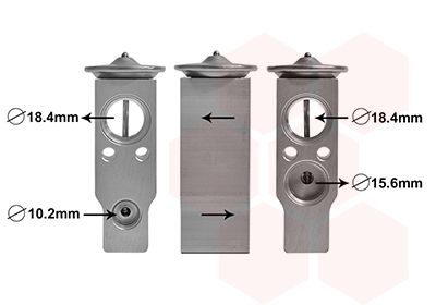 Розширювальний клапан, система кондиціонування повітря
