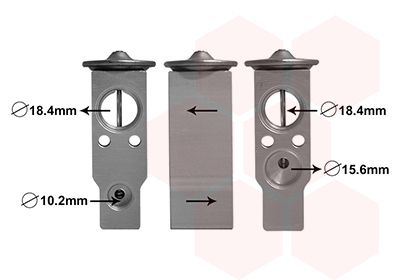 Розширювальний клапан, система кондиціонування повітря