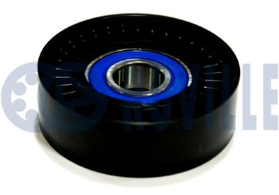 Deflector/guide roller, poly-V belt