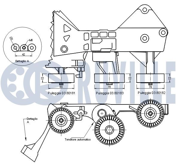 Tensioner, V-belt