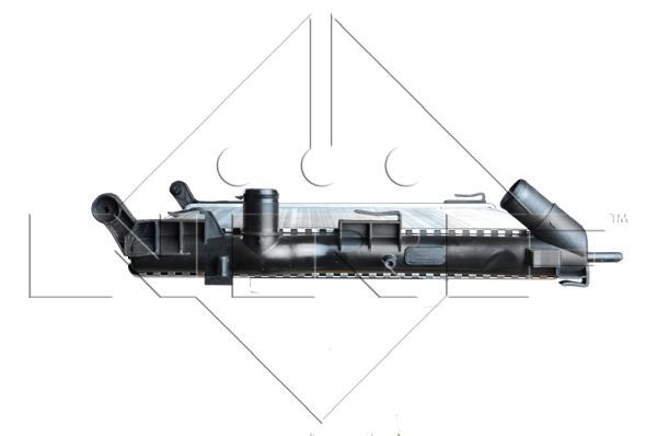 Radiator, engine cooling system