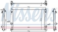 Radiator, engine cooling system