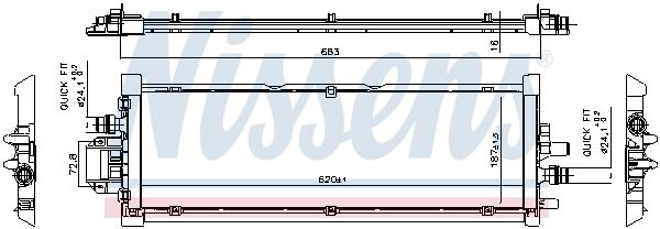 Radiator, engine cooling system