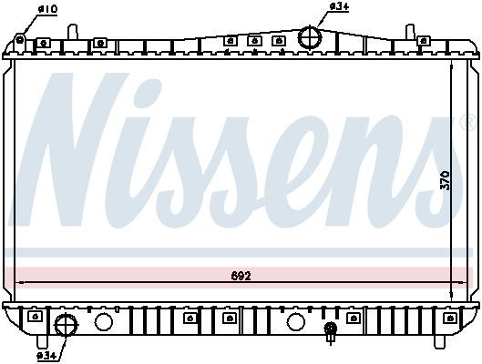 Radiator, engine cooling system