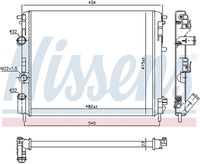 Radiator, engine cooling system