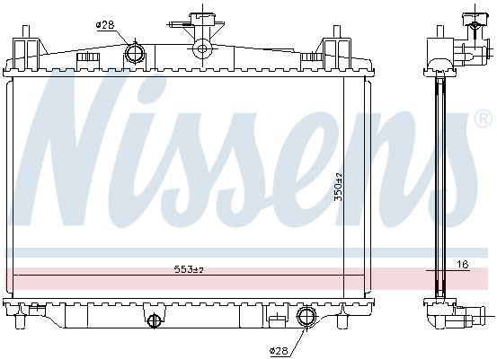 Radiator, engine cooling system