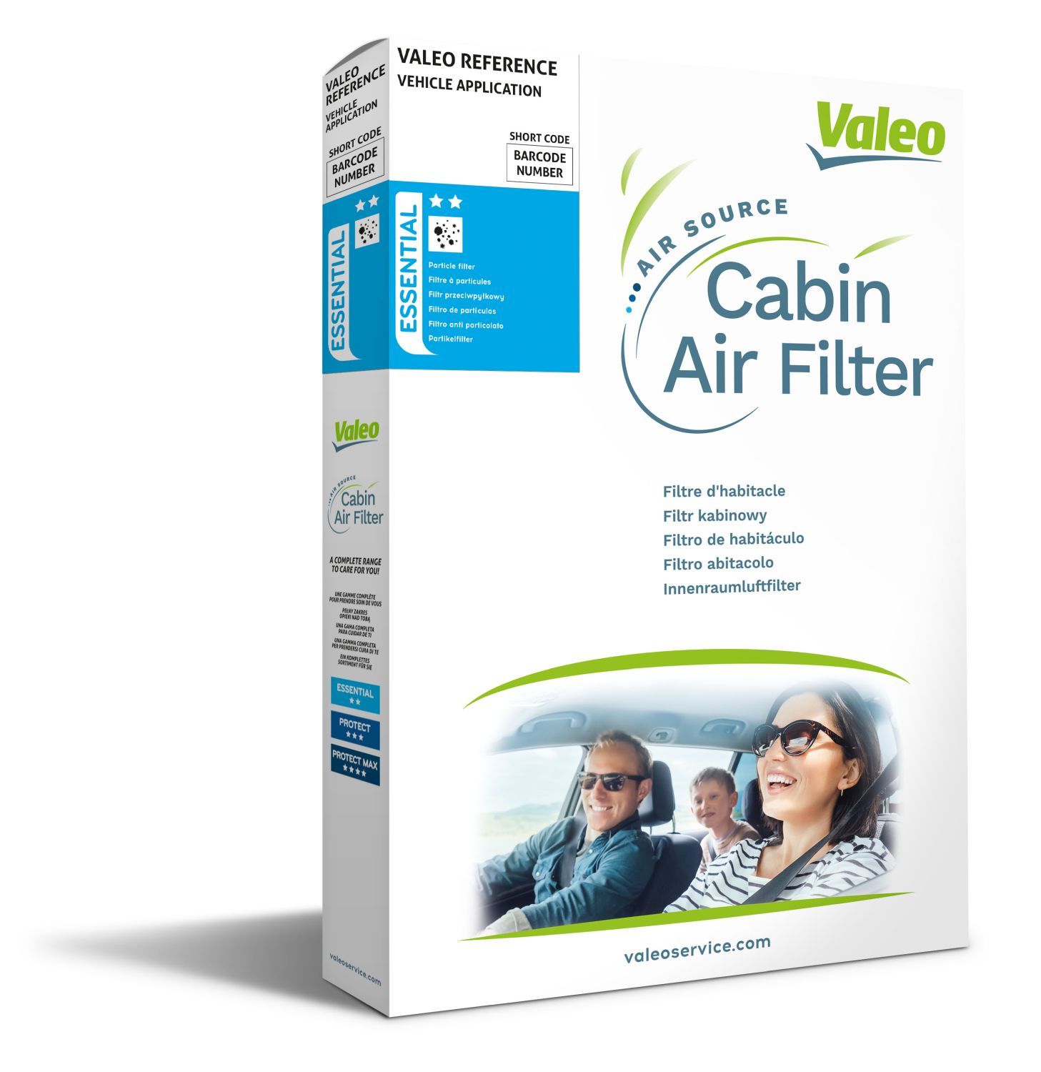 Filter, air in the cabin