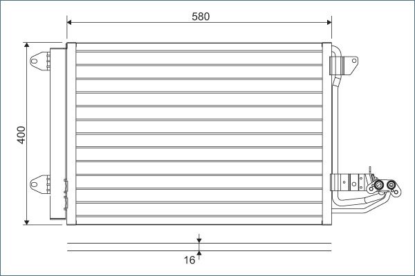 Condenser, air conditioning system