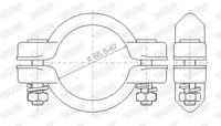 Clamping element, HV removal system