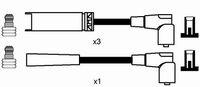 A set of high voltage wires