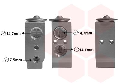 Розширювальний клапан, система кондиціонування повітря