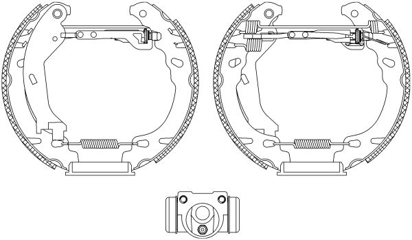 A set of brake pads