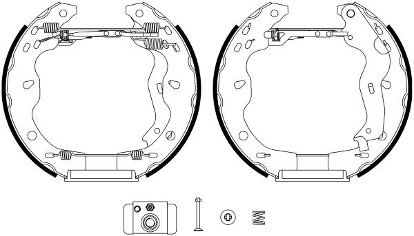 A set of brake pads