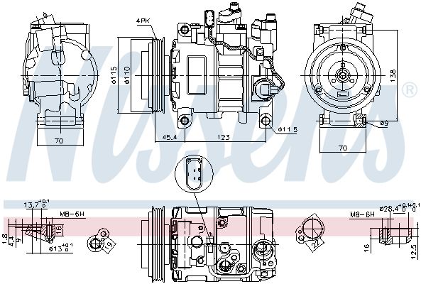 Compressor, air conditioning system