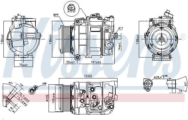 Compressor, air conditioning system