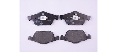 Set of brake linings, disc brake