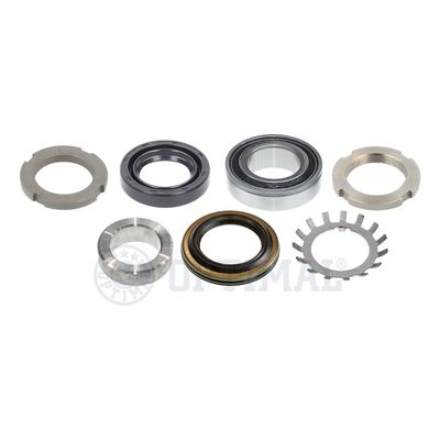 A set of wheel bearings