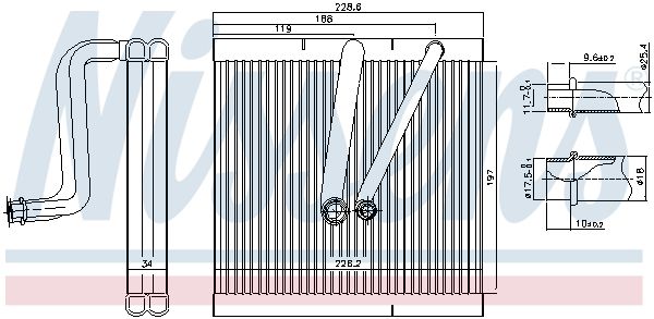 Evaporator, air conditioning system