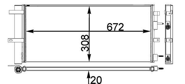 Condenser, air conditioning system