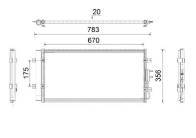 Condenser, air conditioning system