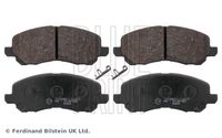 Set of brake linings, disc brake