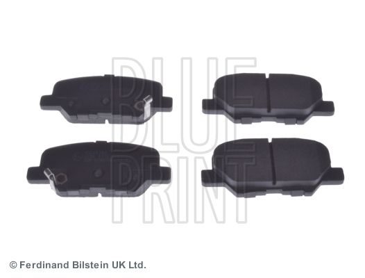 Set of brake linings, disc brake