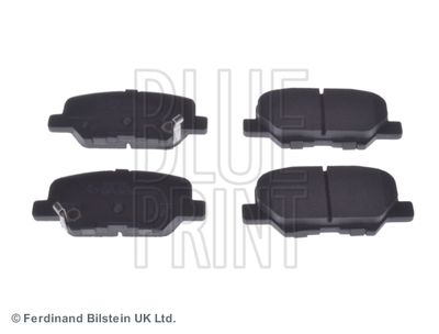 Set of brake linings, disc brake