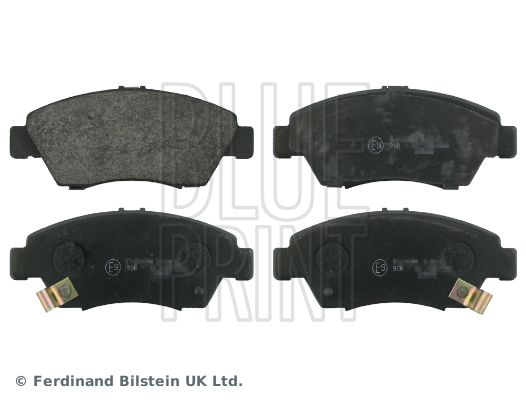 Set of brake linings, disc brake