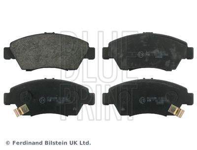 Set of brake linings, disc brake