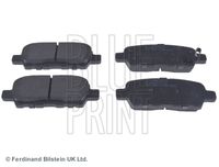 Set of brake linings, disc brake