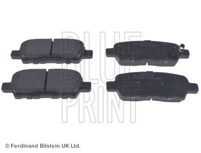 Set of brake linings, disc brake