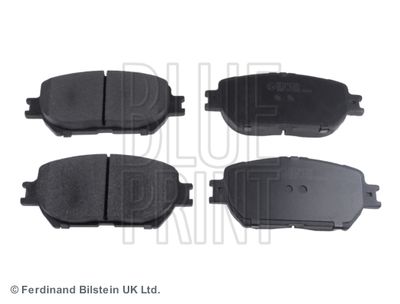 Set of brake linings, disc brake