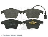 Set of brake linings, disc brake