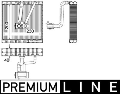 Evaporator, air conditioning system