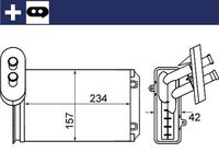 Heat exchanger, interior heating system