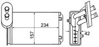 Heat exchanger, interior heating system