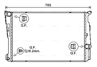 Radiator, engine cooling system